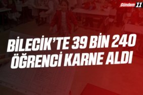 Bilecik’te 39 Bin 240 Öğrenci Karne Aldı