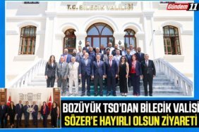 Bozüyük TSO'dan Bilecik Valisi Sözer'e Hayırlı Olsun Ziyareti