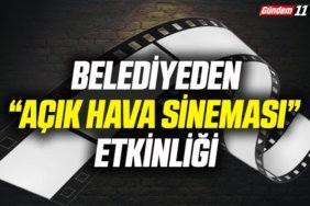 Belediyeden Açık Hava Sineması Etkinliği