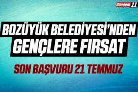 Bozüyük Belediyesi’nden Gençlere Fırsat