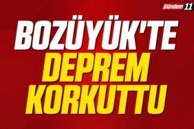 Bozüyük'te Deprem Korkuttu