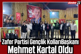 Zafer Partisi Gençlik Kolları Başkanı Mehmet Kartal Oldu