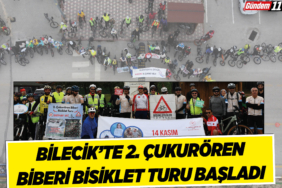 Bilecik'te 2. Çukurören Biberi Bisiklet Turu başladı