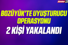 Bozüyük'te uyuşturucu operasyonu