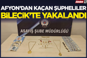 AFYON’DAN KAÇAN ŞÜPHELİLER BİLECİK’TE YAKALANDI