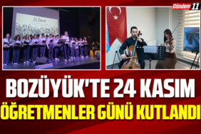 Bozüyük'te 24 Kasım Öğretmenler Günü kutlandı
