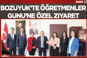 Bozüyük’te Öğretmenler Günü’ne Özel Ziyaret