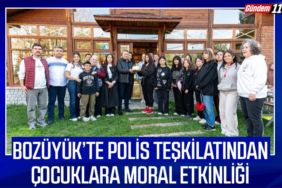 Bozüyük’te Polis Teşkilatından Çocuklara Moral Etkinliği