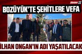 Bozüyük’te Şehitlere Vefa