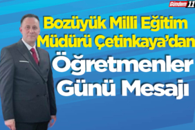 Öğretmenler Günü Mesajı