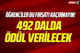 492 dalda ödül verilecek