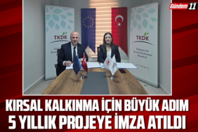 5 Yıllık Projeye İmza Atıldı