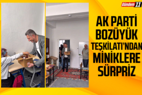 AK Parti Bozüyük Teşkilatı’ndan miniklere sürpriz
