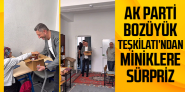 AK Parti Bozüyük Teşkilatı’ndan miniklere sürpriz