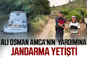 Ali Osman amca'nın yardımına jandarma yetişti