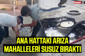 Ana Hattaki Arıza Mahalleleri Susuz Bıraktı