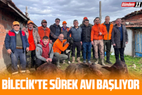 BİLECİK'TE Sürek Avı Başlıyor