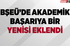 BŞEÜ’de Akademik Başarıya Bir Yenisi Eklendi