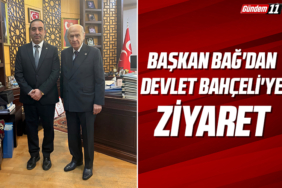 Başkan Bağ'dan Devlet Bahçeli'ye Ziyaret