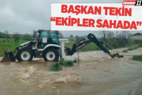 Başkan Tekin’den ''Ekipler Sahada”