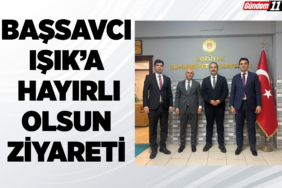 Başsavcı Işık'a Hayırlı olsun ziyareti