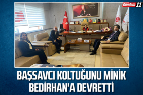 Başsavcı Koltuğunu Minik Bedirhan'a Devretti