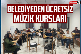 Belediyeden ücretsiz müzik kursları