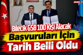 Bilecik GSB 100 Kişi Alacak