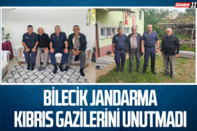 Bilecik Jandarma, Kıbrıs Gazilerini Unutmadı