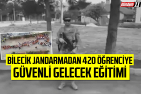 Bilecik Jandarmadan 420 öğrenciye Güvenli Gelecek Eğitimi