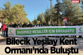 Bilecik Yeşilay Kent Ormanı’nda Buluştu