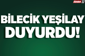 Bilecik Yeşilay duyurdu!