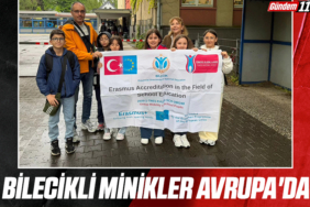 Bilecikli minikler Avrupa'da