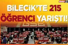 Bilecik’te 215 Öğrenci Yarıştı!