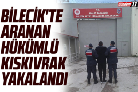 Bilecik'te Aranan Hükümlü Kıskıvrak Yakalandı