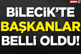 Bilecik'te Başkanlar Belli Oldu!