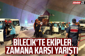 Bilecik'te Ekipler Zamana Karşı Yarıştı