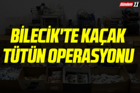 Bilecik'te Kaçak Tütün Operasyonu