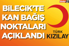 Bilecik’te Kan Bağış Noktaları Açıklandı