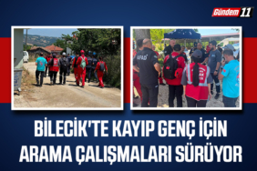 Bilecik'te Kayıp Genç İçin Arama Çalışmaları Sürüyor