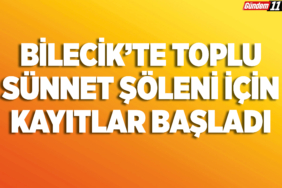 Bilecik'te Toplu Sünnet Şöleni İçin Kayıtlar Başladı