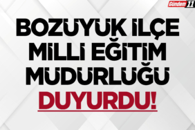 Bozüyük İlçe Milli Eğitim Müdürlüğü Duyurdu!