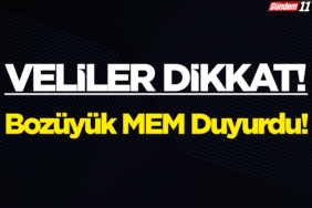 Bozüyük MEM Duyurdu!