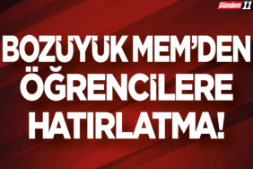 Bozüyük MEM'den Öğrencilere Hatırlatma!