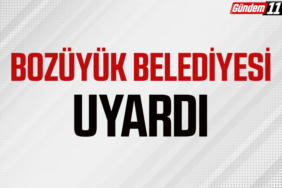 Bozüyük uyarı