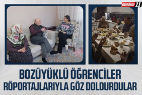 Bozüyüklü Öğrenciler Röportajlarıyla Göz Doldurdular