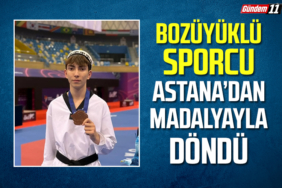 Bozüyüklü Sporcu Astana’dan Madalyayla Döndü
