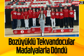 Bozüyüklü Tekvandocular Madalyalarla Döndü