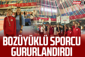 Bozüyüklü sporcu gururlandırdı