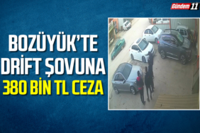 Bozüyük’te Drift Şovuna 380 bin tl ceza